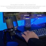 FEELWORLD VM1 USB-Kondensator-Gaming-Mikrofon für Streaming, Geräuschunterdrückung, Stummschaltung, RGB-Licht, Desktop-Ständer, VM1-XS – Bild 7