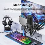 Yanmai X2 Active Rauschunterdrückung Cardioid Zeigen kapazitiver Aufzeichnungsmikrofonset mit Blowout Net & Cantilever-Halterung & 1,7m 3,5-mm-Schnittstellenkabel – Bild 6