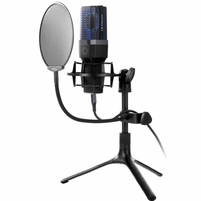 MCP1624.jpg Yanmai X1 4 in 1 faltbarer Anheben professioneller Desktop Live-Broadcast-Cardioid-Zeigen der Kondensatoraufzeichnung Mikrofonset mit Blowout Net & stoßfestem Mount & 1.8m USB-C / Typ-C-Kabel – Bild 1