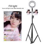Live-Übertragung Selbstauslöser Dimmring LED Beauty Selfie Light mit kleinem Tischstativ, Selfie Light Durchmesser: 16cm – Bild 5
