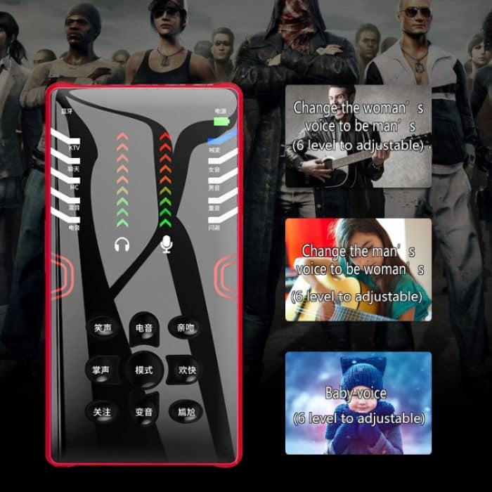 RK-C21 Bluetooth Live Broadcast Audio Headset Mikrofon Webcast Entertainment Streamer Soundkarte für Telefon, Computer PC – Bild 12