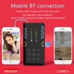 RK-C21 Bluetooth Live Broadcast Audio Headset Mikrofon Webcast Entertainment Streamer Soundkarte für Telefon, Computer PC – Bild 13