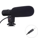 MIC-02 30-18000Hz Rate Sound Klares Stereomikrofon für Smartphone, Kabellänge: 28 cm