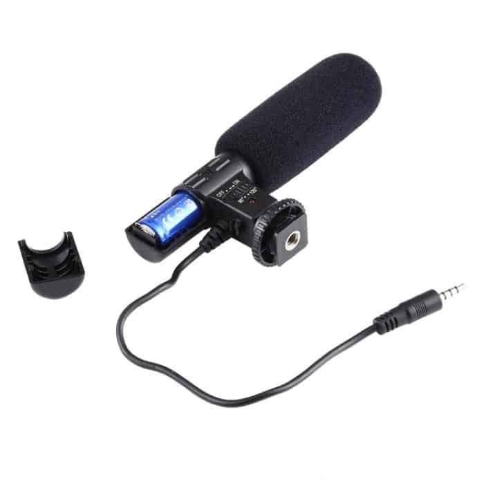 MIC-02 30-18000Hz Rate Sound Klares Stereomikrofon für Smartphone, Kabellänge: 28 cm – Bild 3