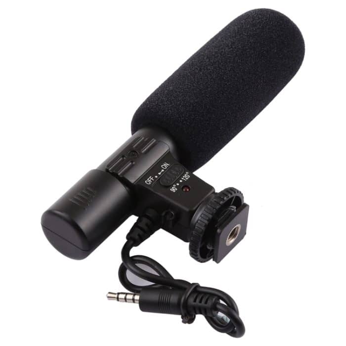 MIC-02 30-18000Hz Rate Sound Klares Stereomikrofon für Smartphone, Kabellänge: 28 cm – Bild 7