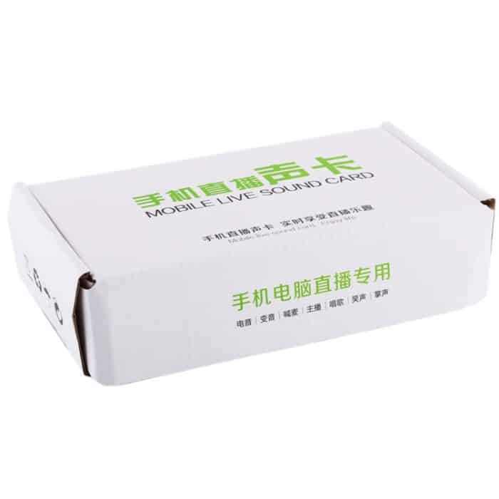 X7 Live Broadcast Audio USB-Headset Mikrofon Webcast Entertainment Streamer Soundkarte für Telefon, Computer PC – Bild 7