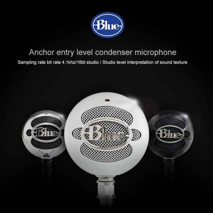 Logitech Blue Snowball USB-Kondensator-Ankeraufnahmemikrofon – Bild 4
