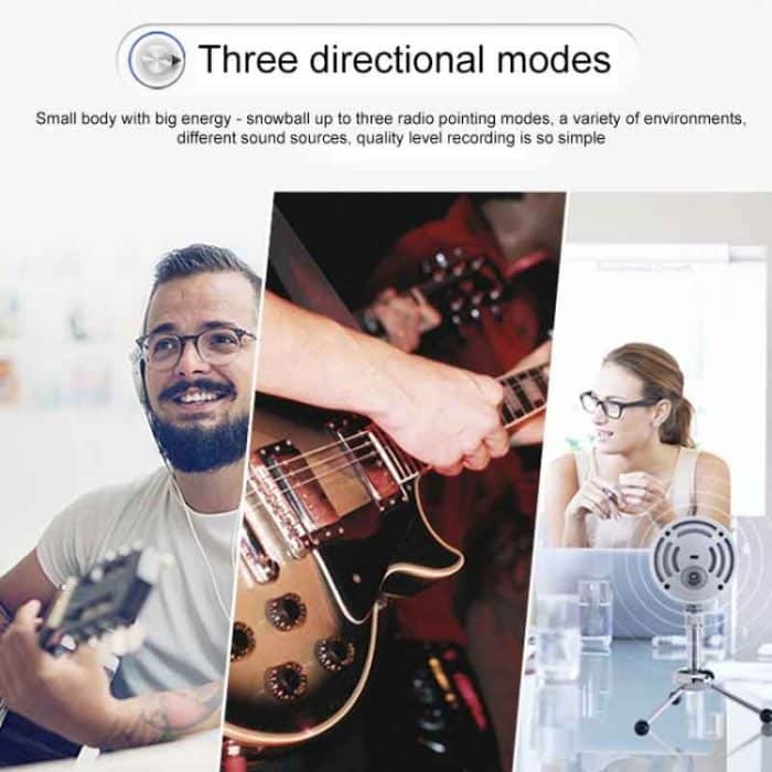 Logitech Blue Snowball USB-Kondensator-Ankeraufnahmemikrofon – Bild 5