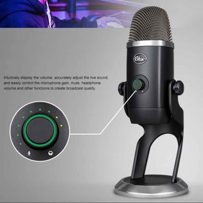 Logitech Blue Yeti X Kondensator-USB-Aufnahmemikrofon für Live-Übertragungen, Blue Yeti X – Bild 6