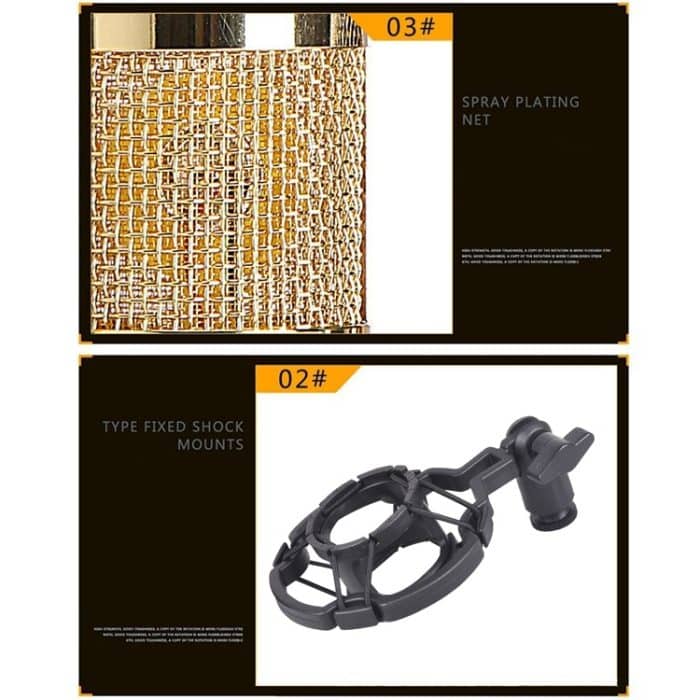 Kompatibel mit PC/Mac für Live-Übertragungen, KTV usw., BM800 Black, BM800 Pink, BM800 Blue, BM800 Red, BM800 White – Bild 6