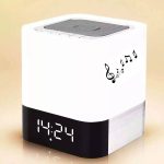 MUSKY DY 28 LED Licht 3D Stereo Musik Mini Bluetooth Lautsprecher, Support Clock Alarm / AUX, Für iPhone, Galaxy, Sony, Lenovo, HTC, Huawei, Google, LG, Xiaomi und andere Smartphones