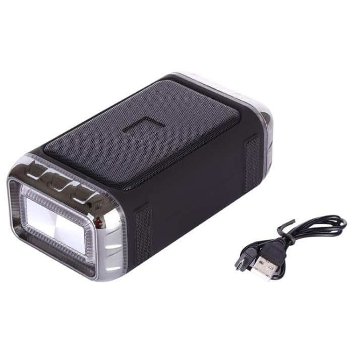 Tragbarer drahtloser 5-V-5-V-Lautsprecher LN-22 mit Freisprechfunktion und zweifarbigem LED-Licht, Unterstützung für USB- und TF-Karte sowie 3,5-mm-AUX – Bild 5