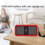 G36 DC 5V tragbarer drahtloser Bluetooth-Lautsprecher mit Freisprechfunktion, Unterstützung für USB- und TF-Karte sowie 3,5-mm-Aux- und FM-Lautsprecher – Bild 11