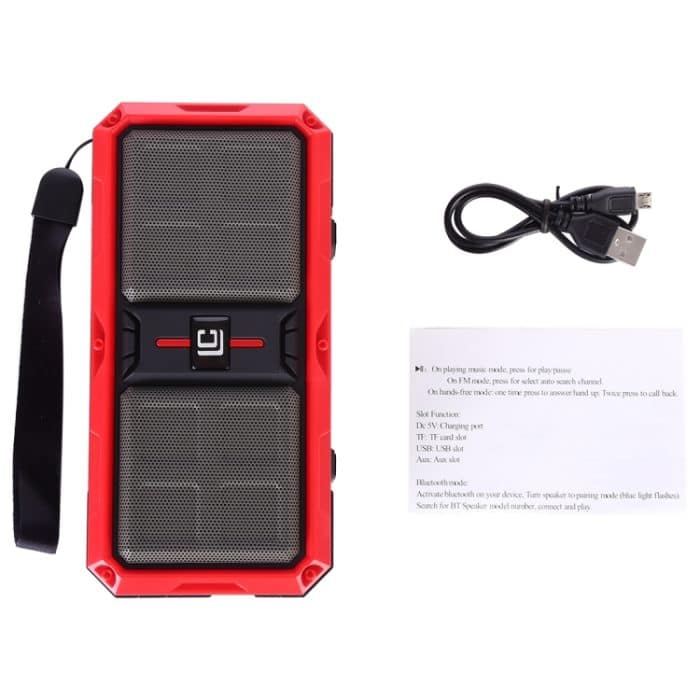 G36 DC 5V tragbarer drahtloser Bluetooth-Lautsprecher mit Freisprechfunktion, Unterstützung für USB- und TF-Karte sowie 3,5-mm-Aux- und FM-Lautsprecher – Bild 7