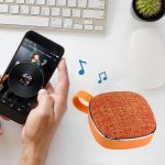 X25 Tragbarer Bluetooth-Stereolautsprecher im Stoffdesign mit integriertem Mikrofon, unterstützt Freisprechanrufe, TF-Karte und AUX-IN, Bluetooth-Entfernung: 10 m – Bild 8