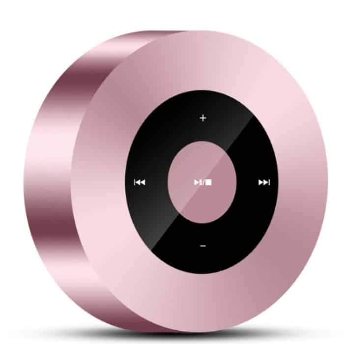 MS0729F.jpg A8 Tragbarer Stereo-Bluetooth-Lautsprecher mit integriertem Mikrofon, unterstützt Freisprechanrufe / TF-Karte / AUX-IN, Pink, Gold, Grey, Red, Silver – Bild 1