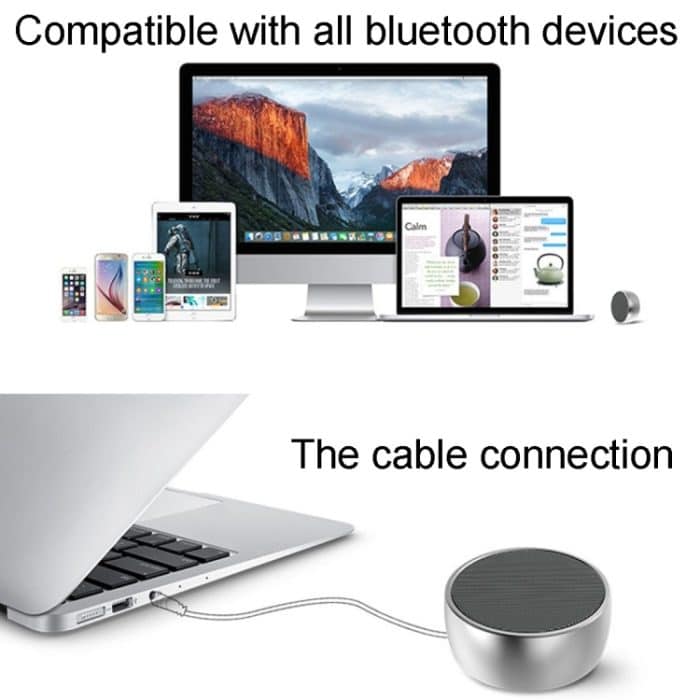 BS01 Tragbarer Bluetooth-Lautsprecher, unterstützt Freisprechanrufe, TF-Karte und AUX-IN – Bild 12