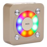 A9 Tragbarer Bluetooth-Stereolautsprecher mit integriertem Mikrofon und Licht, unterstützt Freisprechanrufe, TF-Karte und AUX-Eingang, Bluetooth-Entfernung: 10 m, with Light(Gold), with Light(Black), with Light(Rose Gold) – Bild 8