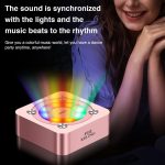 A9 Tragbarer Bluetooth-Stereolautsprecher mit integriertem Mikrofon und Licht, unterstützt Freisprechanrufe, TF-Karte und AUX-Eingang, Bluetooth-Entfernung: 10 m, with Light(Gold), with Light(Black), with Light(Rose Gold) – Bild 4