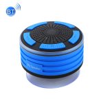 F013 Mini Portable IPX7 Wasserdichter Bluetooth V4.0 Stereo-Lautsprecher MP3-Player mit buntem LED-Licht und Saugnapf, Eingebautes Mikrofon, Unterstützung für FM-Radio, Bluetooth Entfernung: 10 m