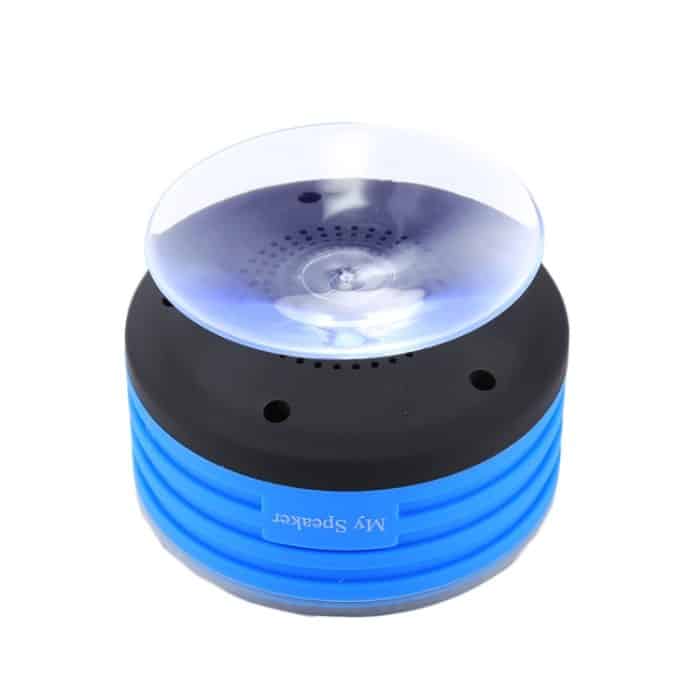 F013 Mini Portable IPX7 Wasserdichter Bluetooth V4.0 Stereo-Lautsprecher MP3-Player mit buntem LED-Licht und Saugnapf, Eingebautes Mikrofon, Unterstützung für FM-Radio, Bluetooth Entfernung: 10 m – Bild 3
