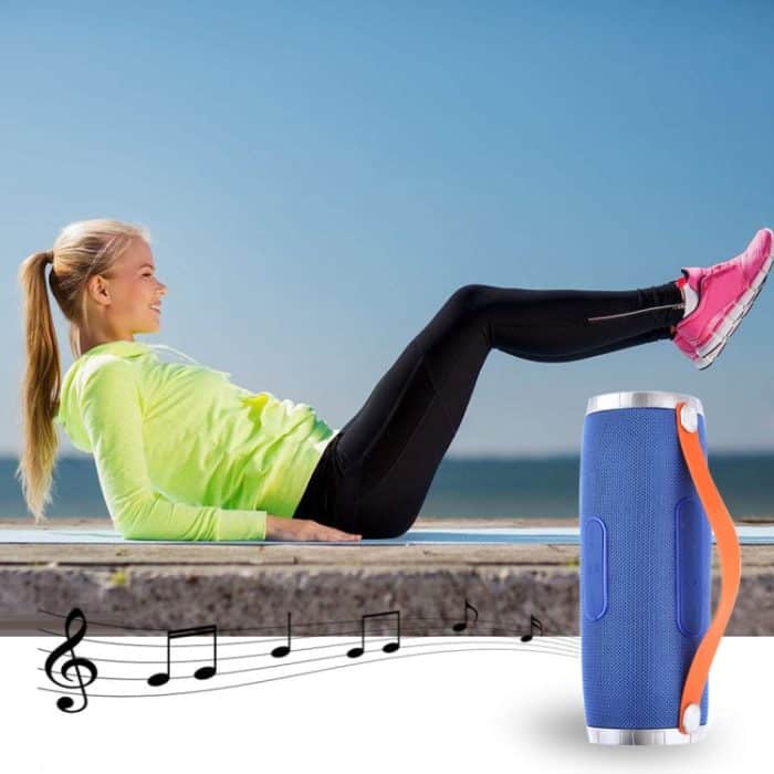 T&G TG109 Tragbarer kabelloser Bluetooth V4.2-Stereolautsprecher mit Griff, integriertem Mikrofon, Unterstützung für Freisprechanrufe, TF-Karte, AUX-IN und FM, TG109 – Bild 9