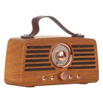 NewRixing NR-4013 Retro Manchurian Ash Textur Hand Wireless FM-Lautsprecher mit Anruffunktion, Unterstützung TF-Karte und U-Disk – Bild 2