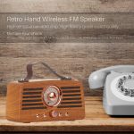 NewRixing NR-4013 Retro Manchurian Ash Textur Hand Wireless FM-Lautsprecher mit Anruffunktion, Unterstützung TF-Karte und U-Disk – Bild 6
