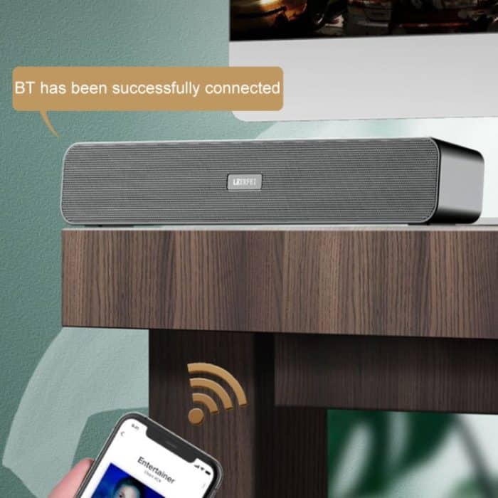 LEERFEI E91 10 W langer Balkenform, Dual-Lautsprecher, Multimedia-Radio, Bluetooth-Audio, unterstützt TF-Karte/U-Disk/3,5 mm AUX, unterstützt TF-Karte/U-Disk/3,5 mm AUX – Bild 7