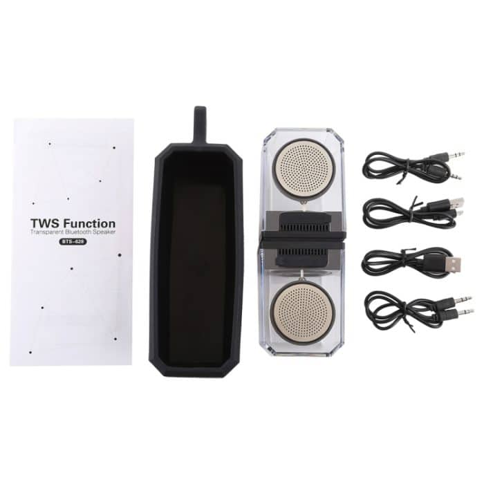 Transparenter Bluetooth 4.2-Lautsprecher BTS-628 mit TWS-Funktion – Bild 6