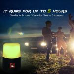 T&G TG168 Tragbarer kabelloser Bluetooth V5.0-Stereolautsprecher mit Griff, integriertem Mikrofon, unterstützt blinkendes LED-Licht, TF-Karte, U-Disk, AUX-IN und FM, TG168 – Bild 14