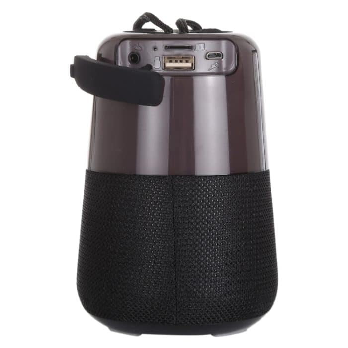 T&G TG168 Tragbarer kabelloser Bluetooth V5.0-Stereolautsprecher mit Griff, integriertem Mikrofon, unterstützt blinkendes LED-Licht, TF-Karte, U-Disk, AUX-IN und FM, TG168 – Bild 4