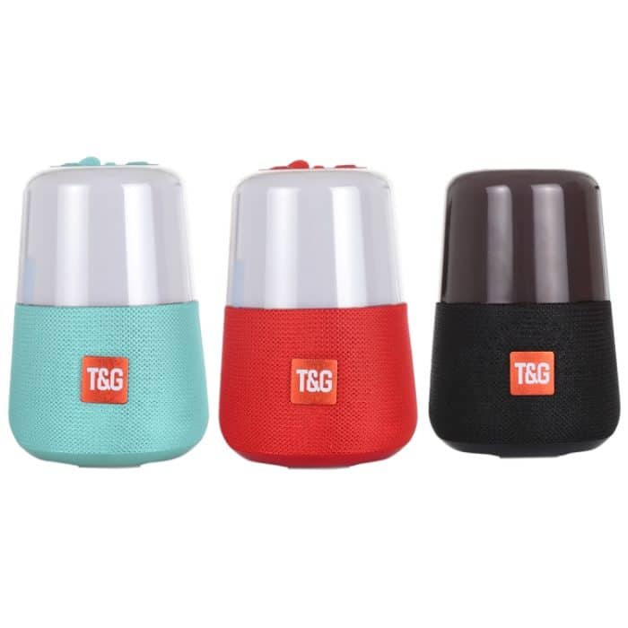 T&G TG168 Tragbarer kabelloser Bluetooth V5.0-Stereolautsprecher mit Griff, integriertem Mikrofon, unterstützt blinkendes LED-Licht, TF-Karte, U-Disk, AUX-IN und FM, TG168 – Bild 2