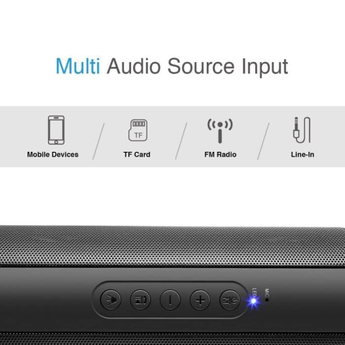 Mit integriertem Mikrofon, LED und Aufhängehaken, unterstützt Freisprechanrufe und TF-Karte, Bluetooth-Entfernung: 10 m – Bild 10