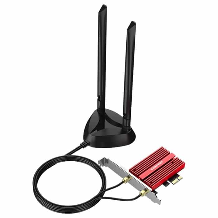 COMFAST CF-AX210 PLUS 5374MBPS TRI-Band + Bluetooth 5.2 Wireless Wifi6E PCI-E-Netzwerkkarte – Bild 1