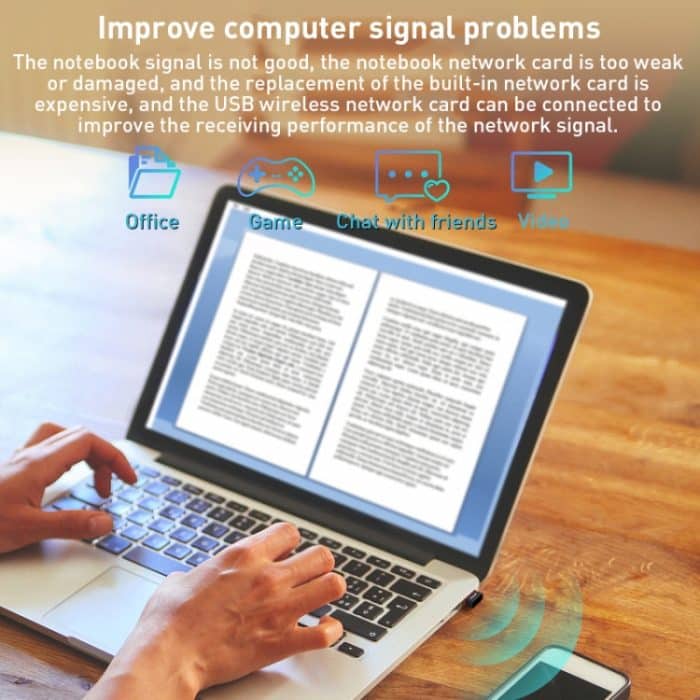 EP-A300 300 Mbit/s WiFi 6 USB-Netzwerkadapter mit kostenlosem Treiber – Bild 12