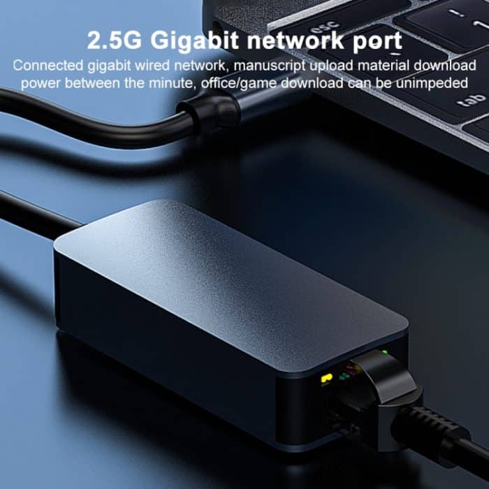 Typ-C-zu-2500-Mbps-RJ45-Netzwerkkarten-Ethernet-Adapter – Bild 2