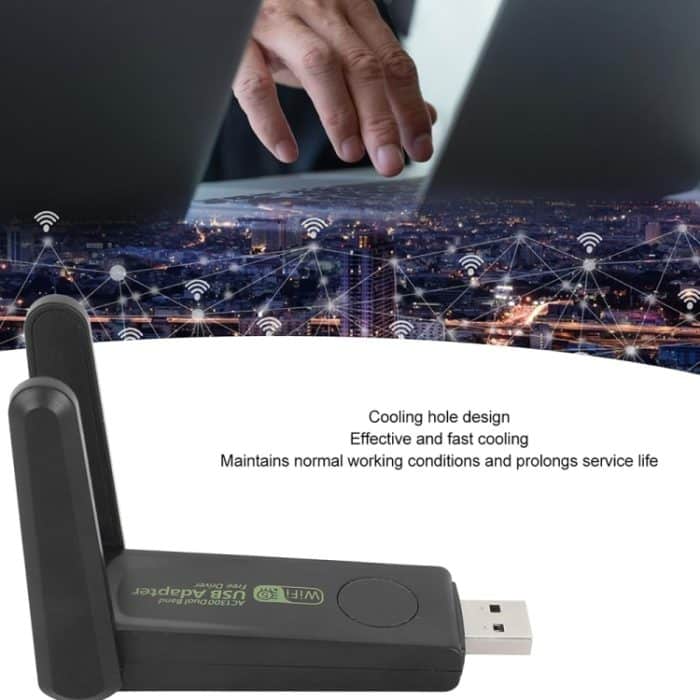 1516 Treiberlose drahtlose Netzwerkkarte Gigabit Dual Band 5G 150 Mbit/s Computer USB-Netzwerkkarte, 150M – Bild 8