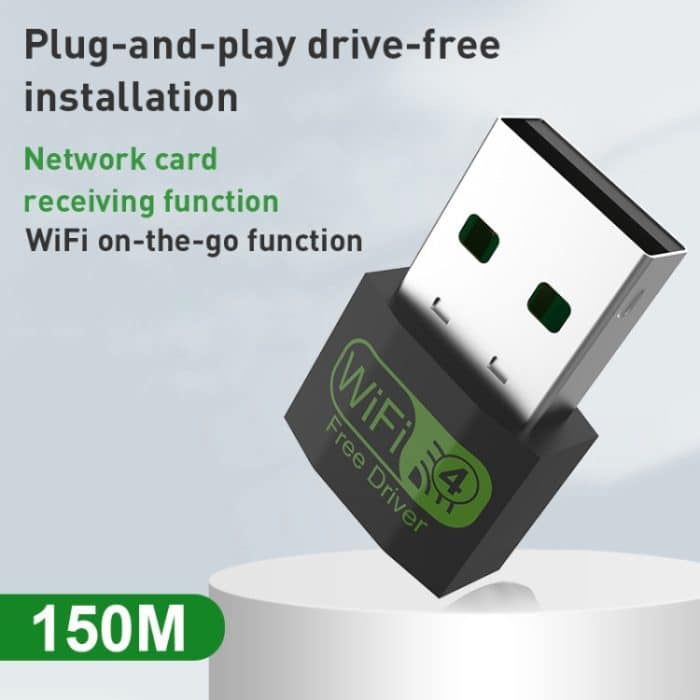 150 Mbit/s Mini-USB-Wireless-Netzwerkadapter WiFi-Signalempfänger – Bild 3