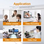 ESCAM PVR006 HD 1080P USB 2.0 HD Webcam mit Mikrofon für PC – Bild 5