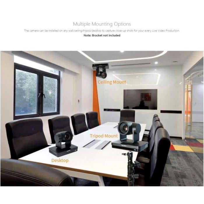 FEELWORLD UHD4K12X 4K PTZ-Kamera 12-fach optischer Zoom, Autofokus, SDI, HDMI, USB, IP-Fernbedienung, UHD4K12X – Bild 12