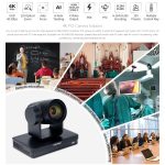 FEELWORLD UHD4K12X 4K PTZ-Kamera 12-fach optischer Zoom, Autofokus, SDI, HDMI, USB, IP-Fernbedienung, UHD4K12X – Bild 4