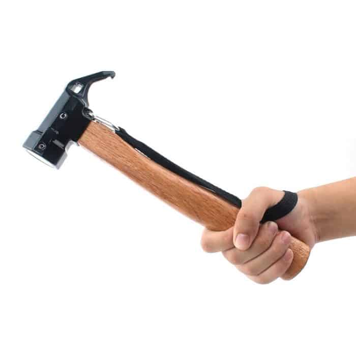 CLS-Outdoor Sechseck Messing Messing Multifunktions-Nagelzieher Hai Hammer – Bild 1