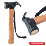 CLS-Outdoor Sechseck Messing Messing Multifunktions-Nagelzieher Hai Hammer – Bild 3