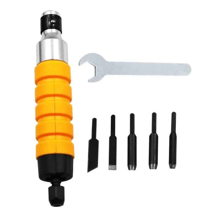 Elektrisches Schnitzmesser, Holzbearbeitungswerkzeuge, Stichel, with Spanner, with Spanner & Flexible Shaft – Bild 8