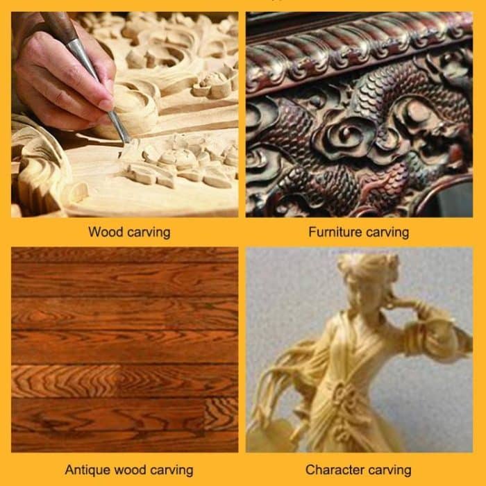 Elektrisches Schnitzmesser, Holzbearbeitungswerkzeuge, Stichel, with Spanner, with Spanner & Flexible Shaft – Bild 7