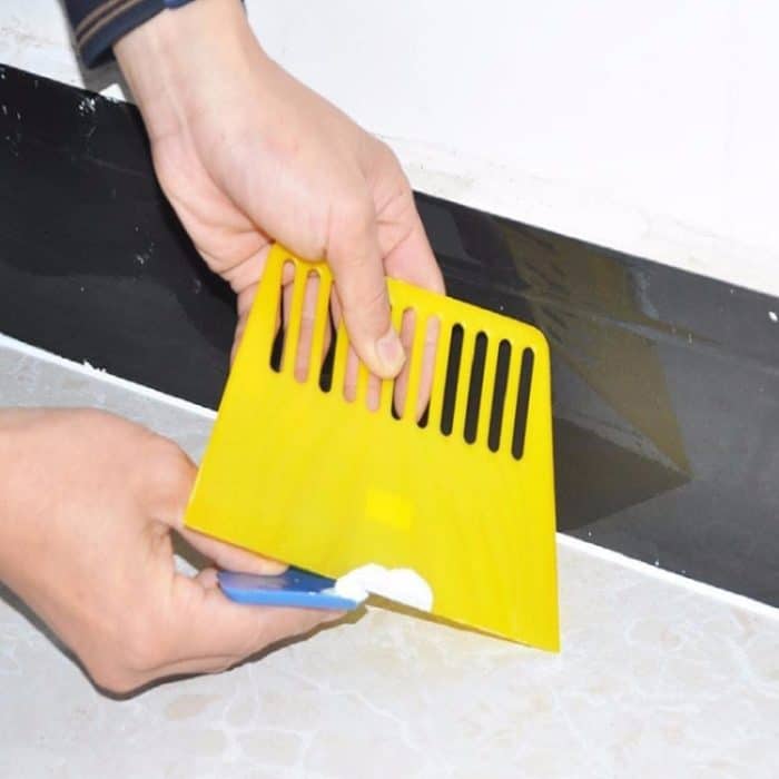 10 Stück Kunststoffschaber zum Tapezieren, Autoglasfolie, Pfannkuchen, Dekorationswerkzeug, Plastic Scraper – Bild 3