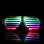 LED-CM03 LED Musical Shades Sound & Musik Aktive LED-Partybrille mit USB-Ladegerät