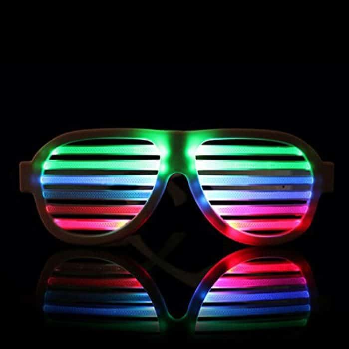 LED-CM03 LED Musical Shades Sound & Musik Aktive LED-Partybrille mit USB-Ladegerät – Bild 1