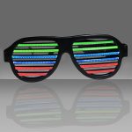 LED-CM03 LED Musical Shades Sound & Musik Aktive LED-Partybrille mit USB-Ladegerät – Bild 5